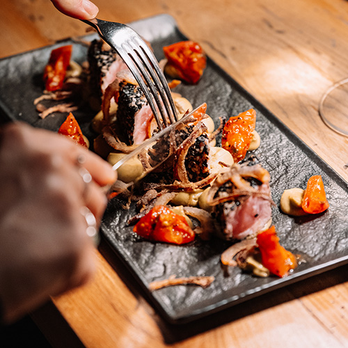 Cena sala ristorante, interni, Macramè ristorante in centro a reggio emilia